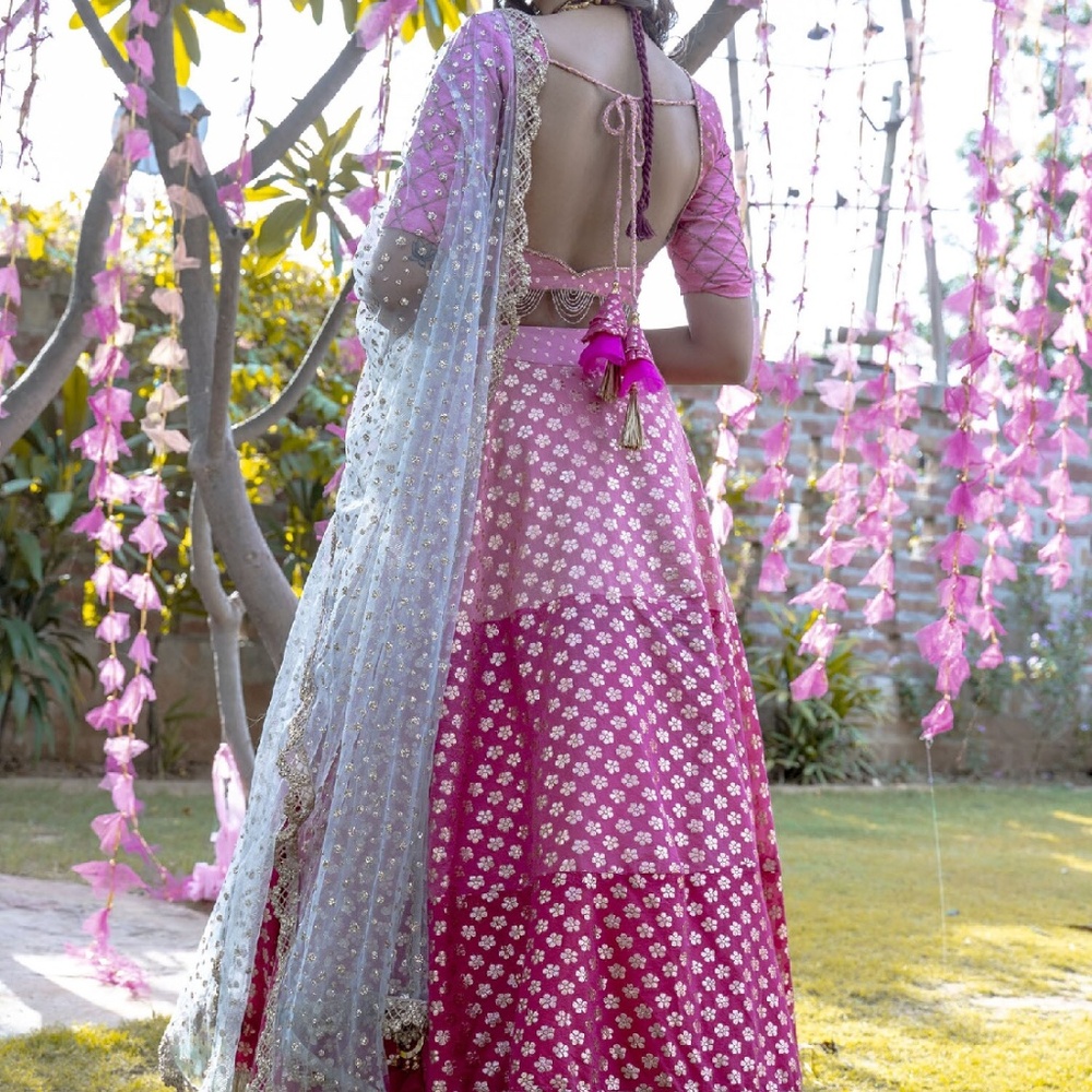 Rishi & Vibhuti Shades of Pink Lehenga Set - NWT! - Picture 3 of 3